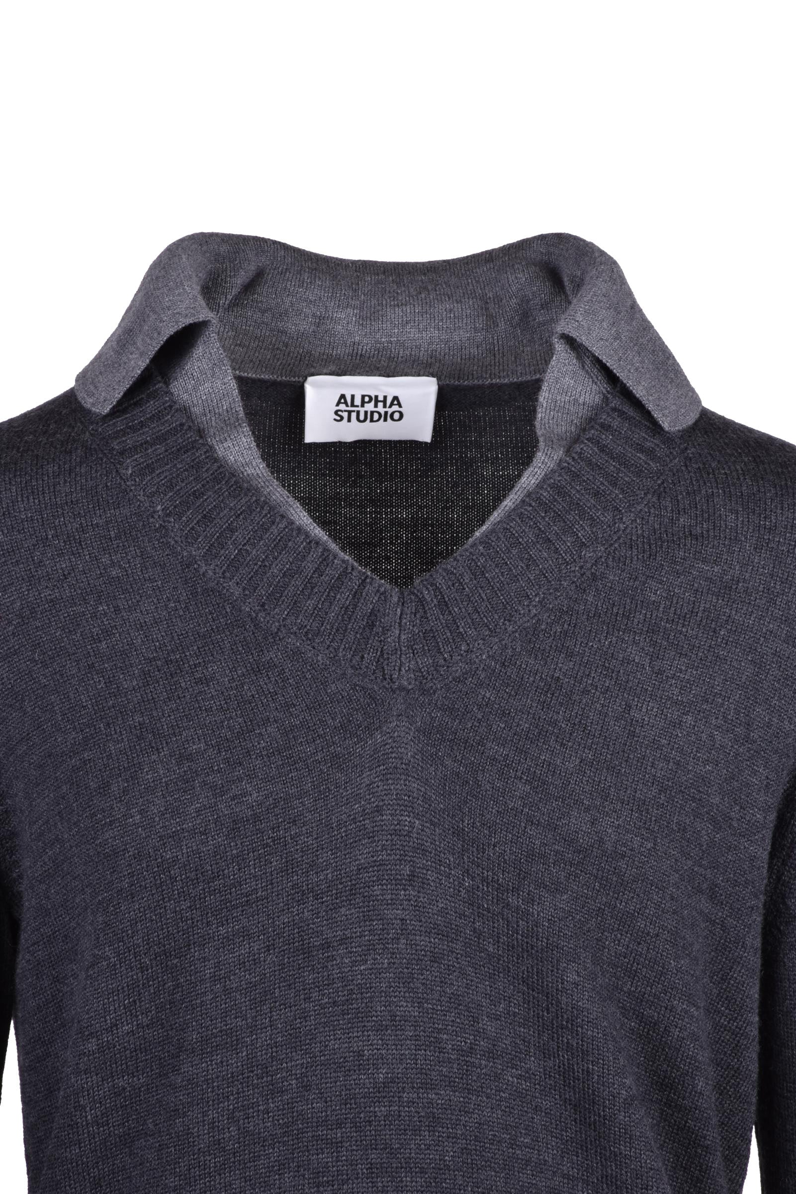 ALPHA STUDIO - KNITWEAR AND SWEATSHIRTS